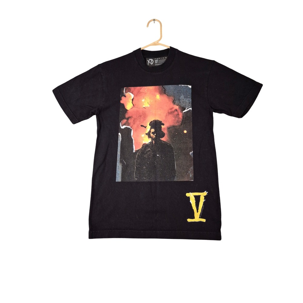 The Weeknd XO‎ Beauty Behind the Madness Graphic T-Shirt Black Small V 2015 Tour